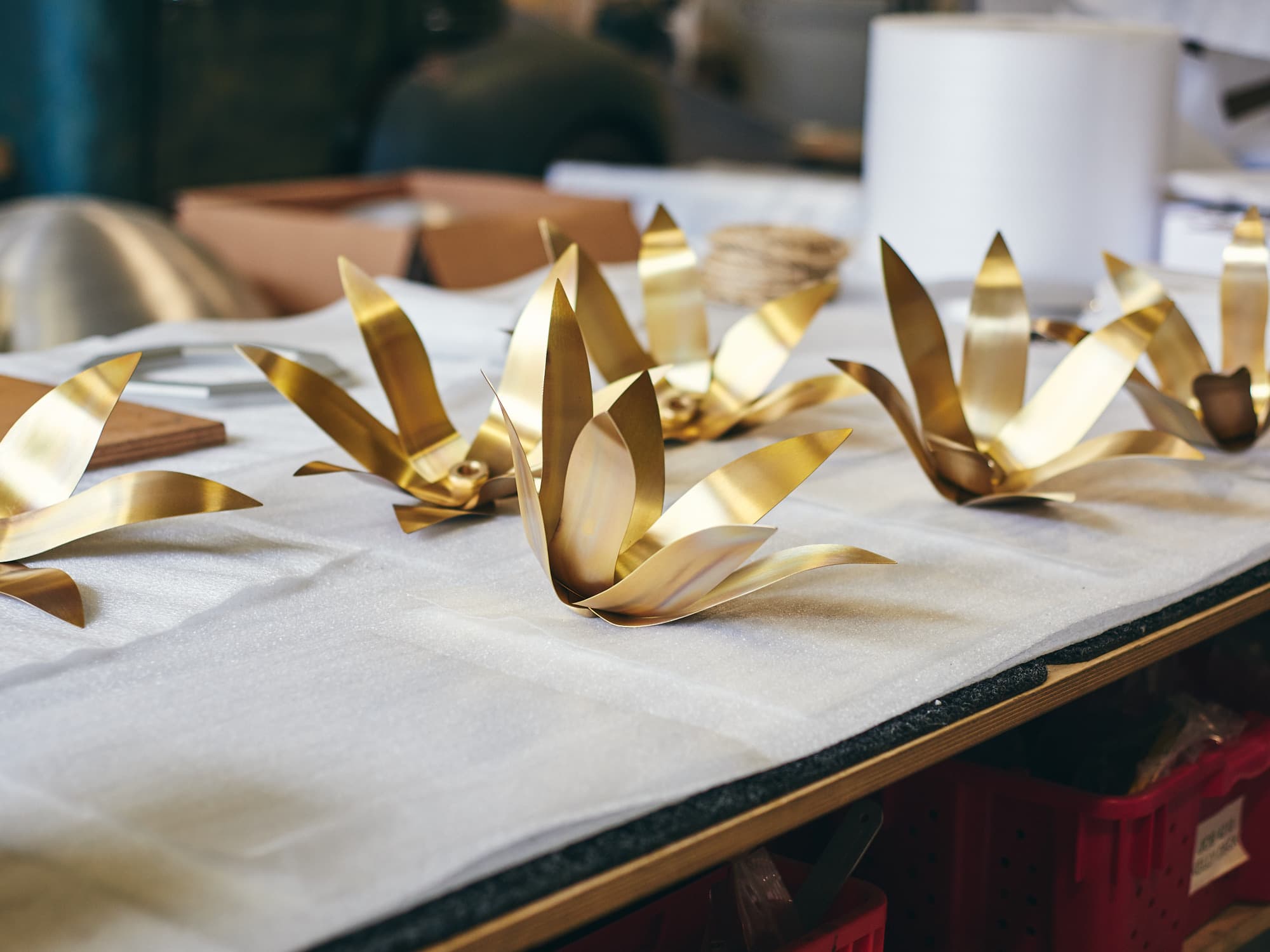 Bloom lighting fixture production